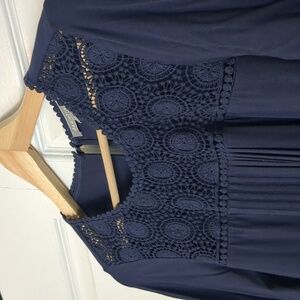 Elegant Black Lace Detail Women's Top